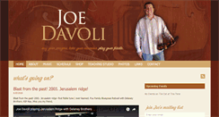 Desktop Screenshot of joedavoli.com